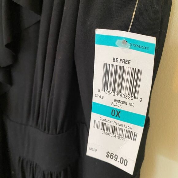 INC Black Sleeveless Dress Size 0X - Picture 4 of 8